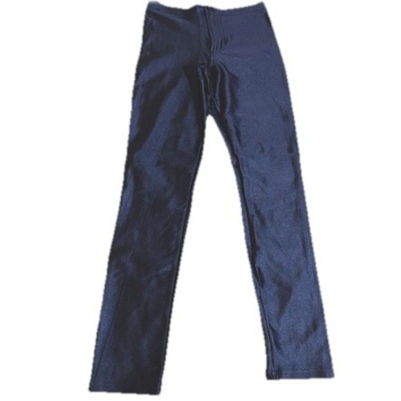 American Apparel Pants Midnight Navy Womens Size Medium Womens Pocket Zip Button - Picture 1 of 8
